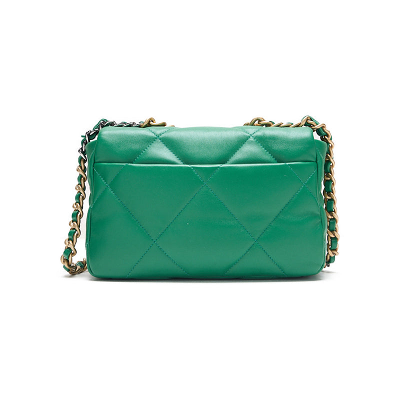 CHANEL 【CHANEL】 CHANEL 19 Matrasse 2w Chain Sder  Green (Gen  Silver Gold) Tote Bag  Start Bag  Bag Hybrid 【 Ship】 Netherlands Online