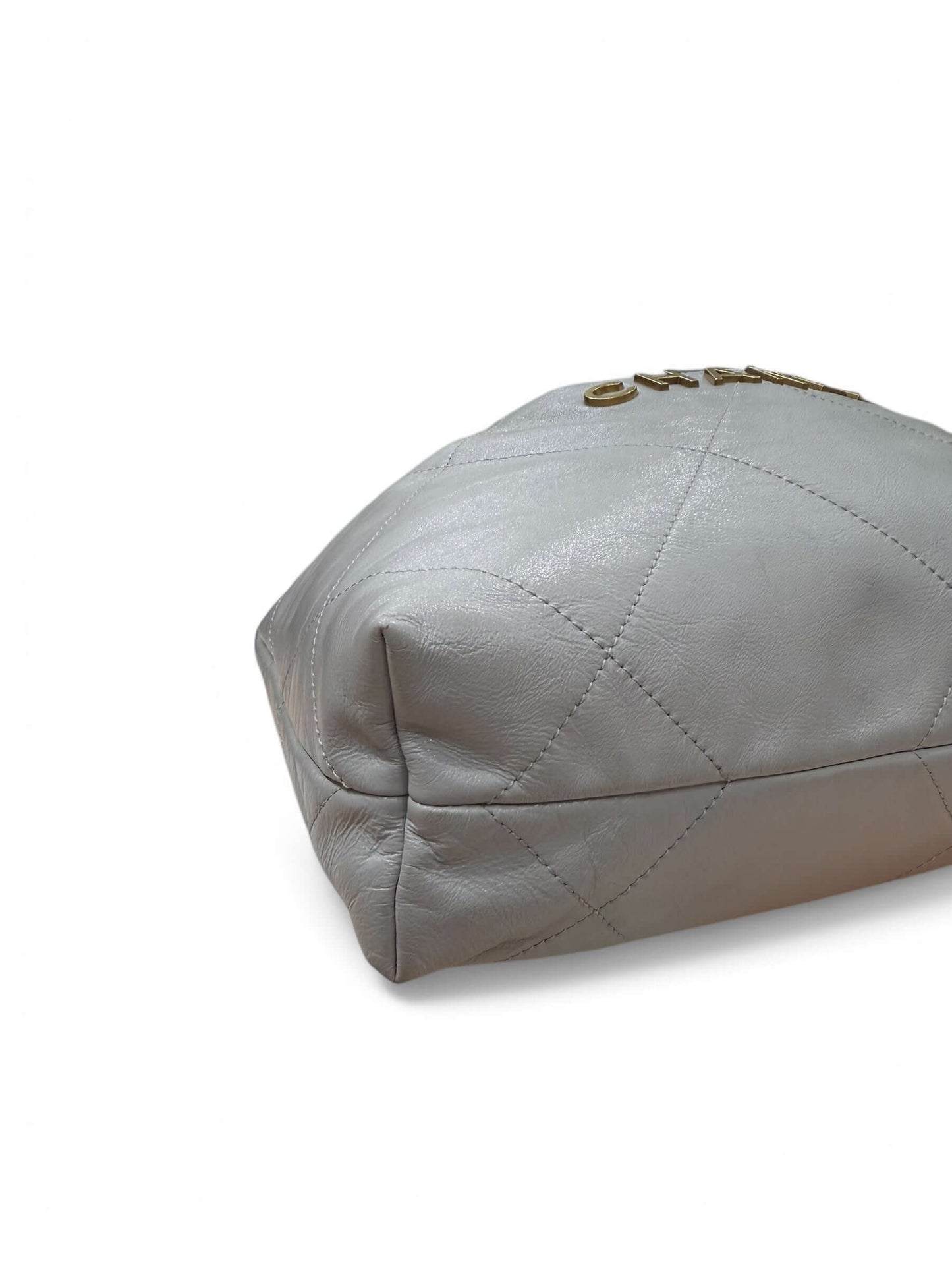 Chanel - Petit Sac 22 Gris Clair