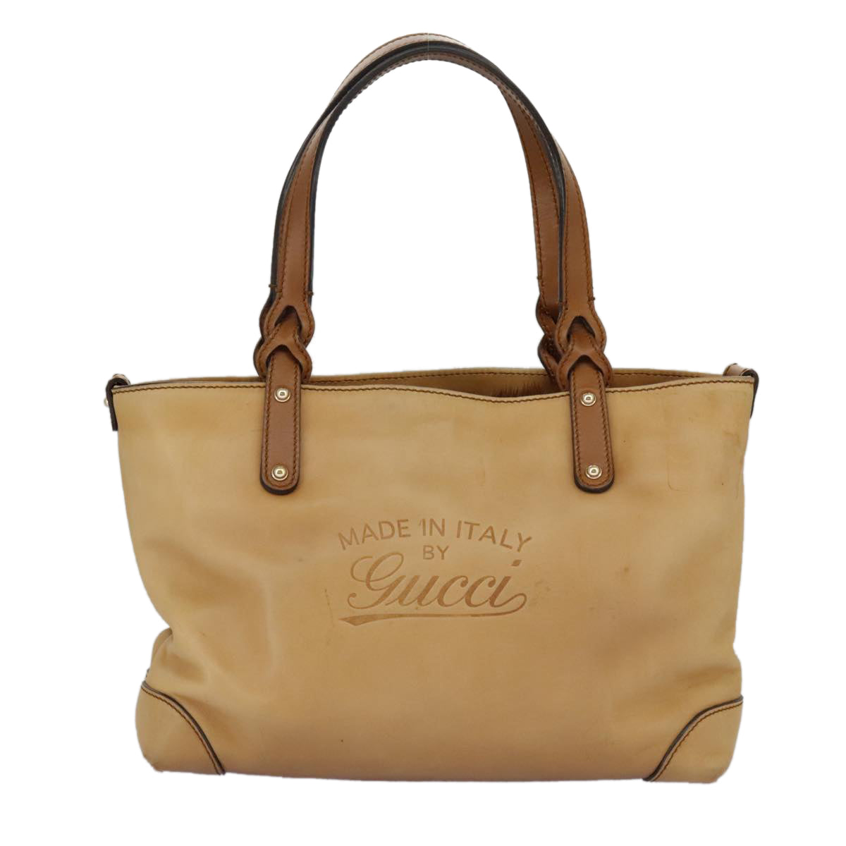 Gucci Craft Beige Leather Handbag