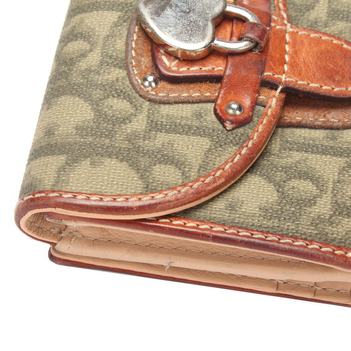 Oblique Canvas Compact Wallet
