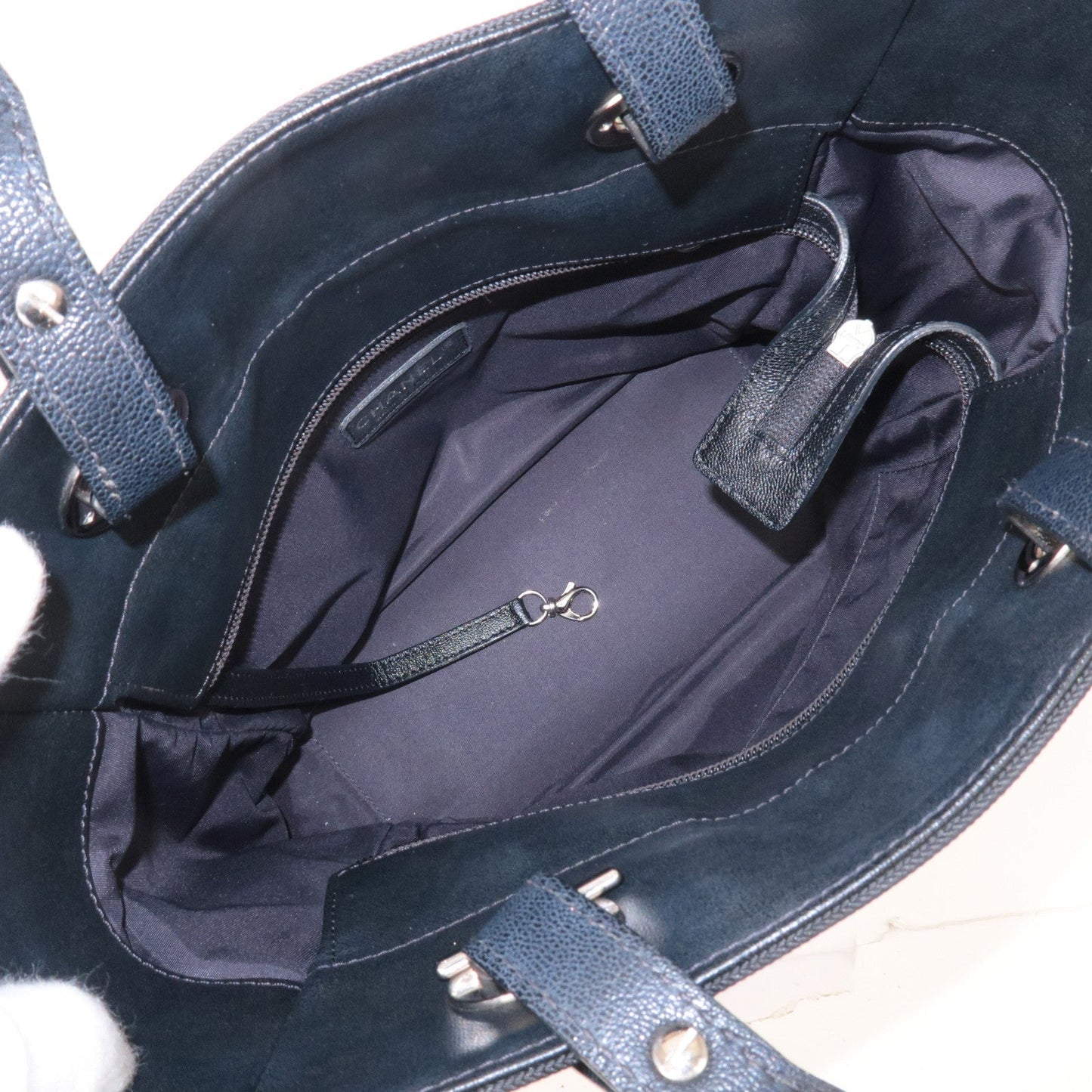 Chanel Paris Biarritz Coated Canvas Leather Tote Bag PM A