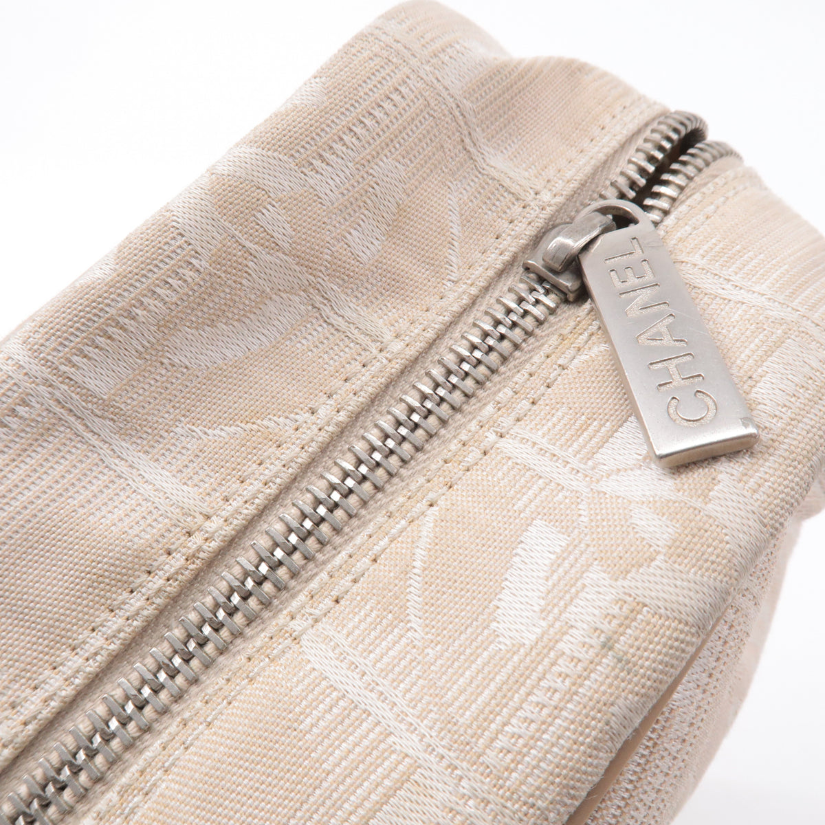 Chanel New Travel Line Nylon Jacquard Leather Mini Bag A
