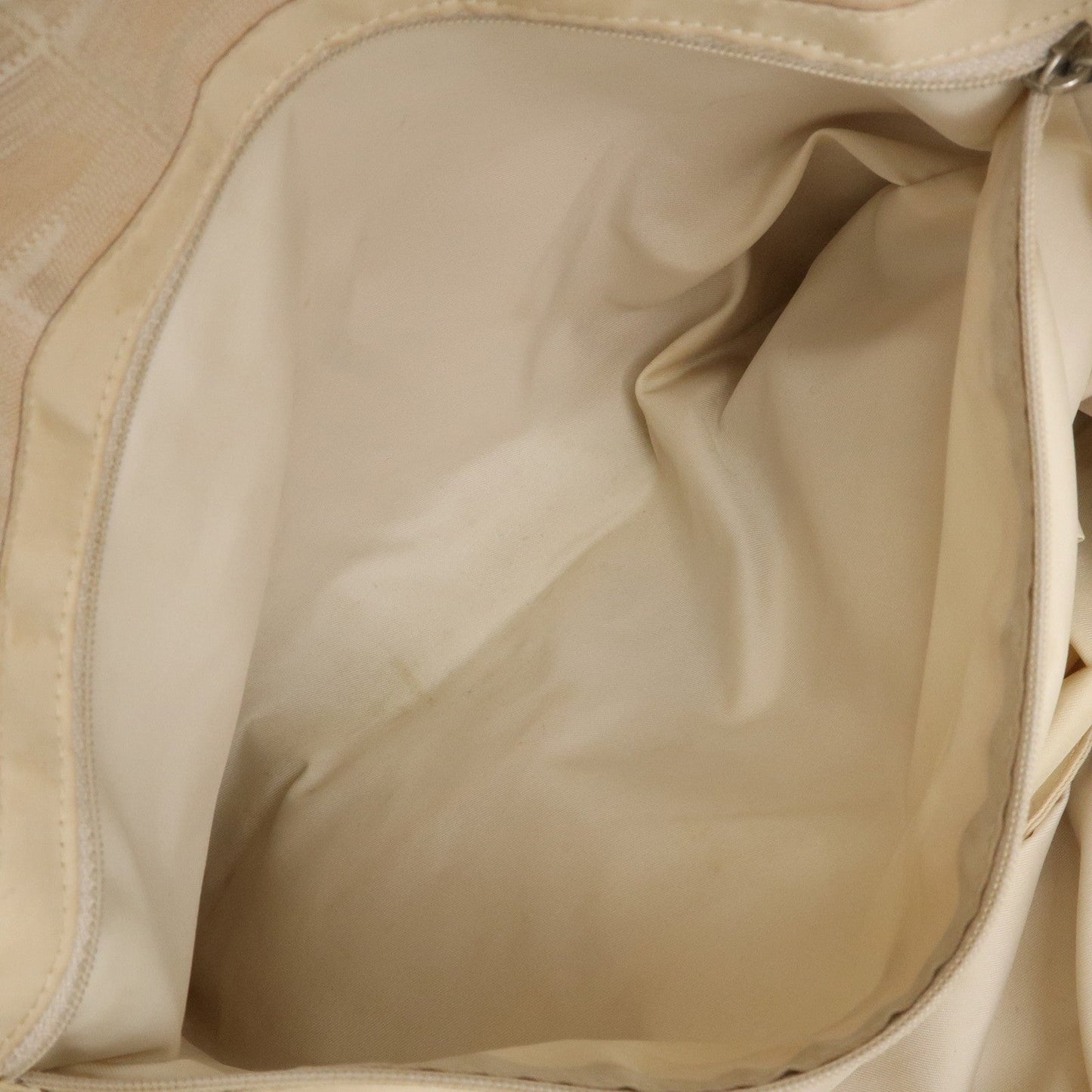 Chanel New Travel Line Nylon Jacquard Leather Tote Bag A