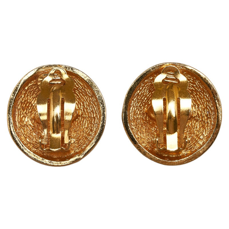 Chanel Matrases Cocomark Earrings Gold   Chanel
