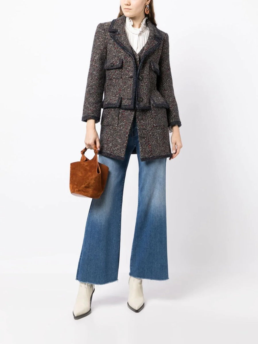 Layered Tweed Jacket