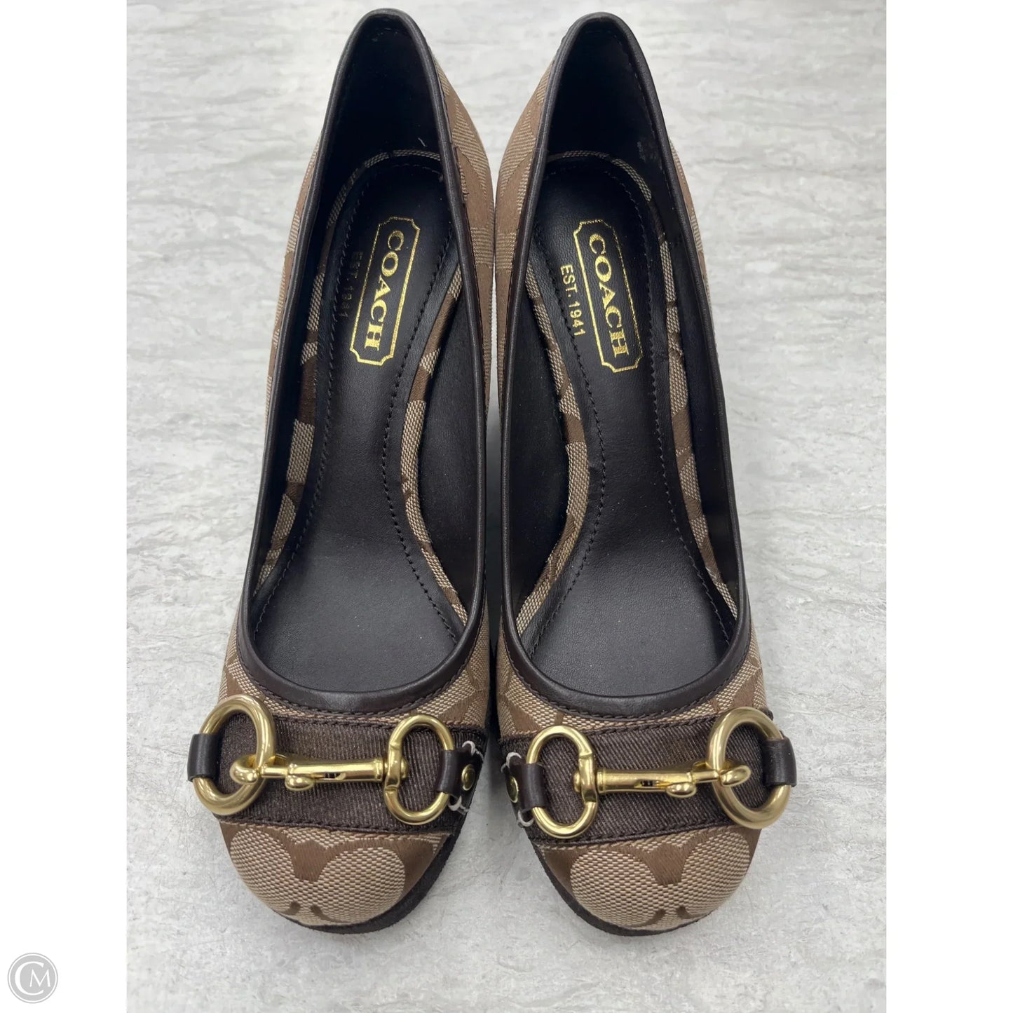 Shoes Designer By Coach In Brown, Size: 6.5