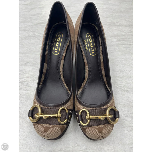 Shoes Designer By Coach In Brown, Size: 6.5