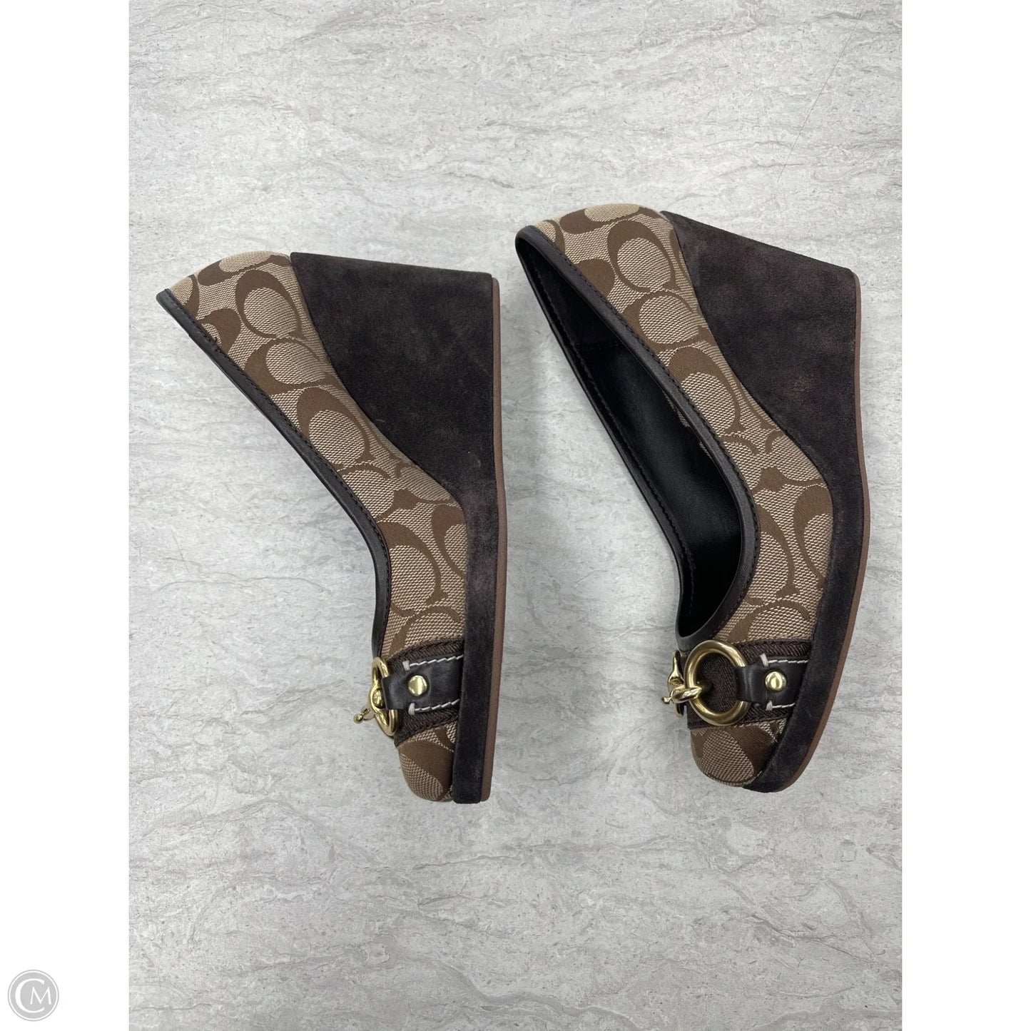 Shoes Designer By Coach In Brown, Size: 6.5