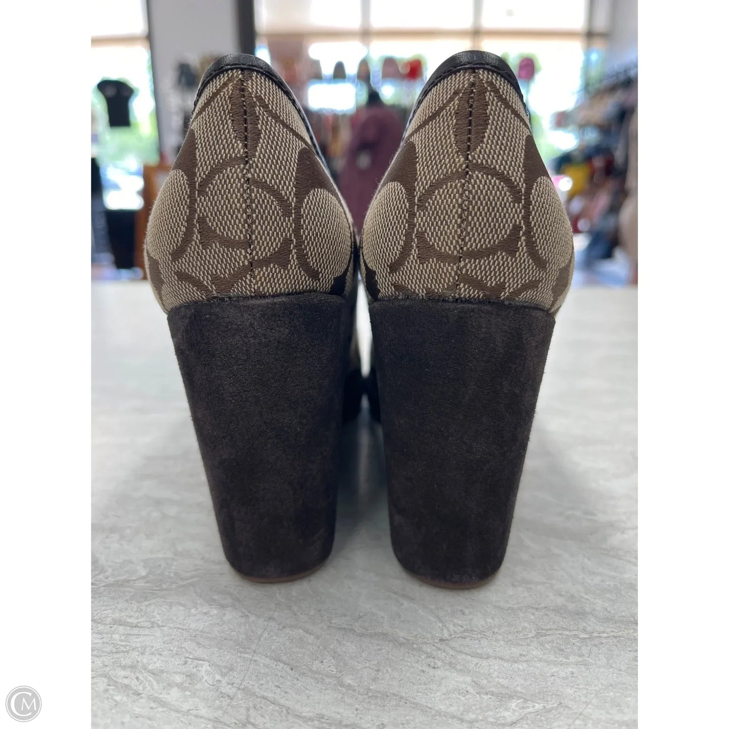 Shoes Designer By Coach In Brown, Size: 6.5