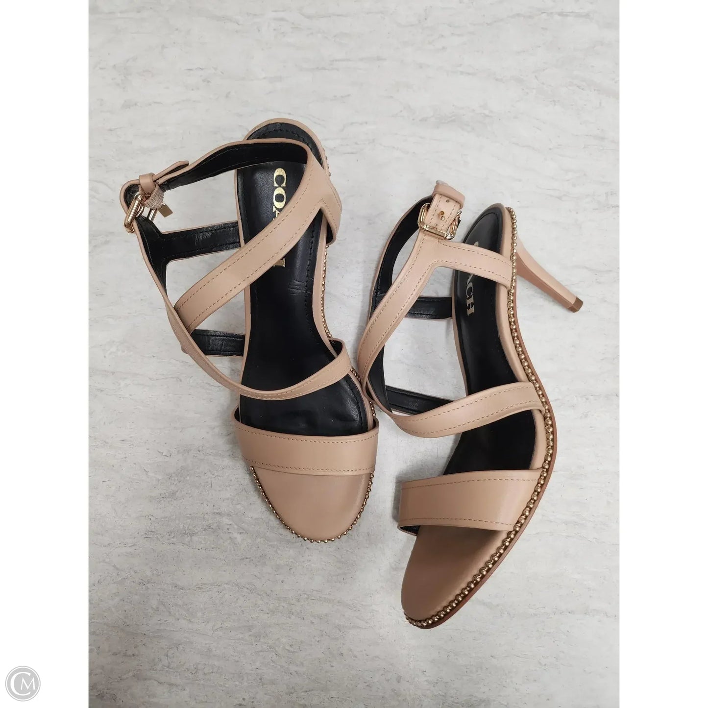 Shoes Designer By Coach In Tan, Size: 10