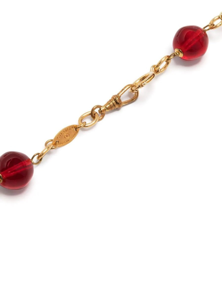 Top Quality Chanel Gripoix Pearl Bead-Detailed Necklace
