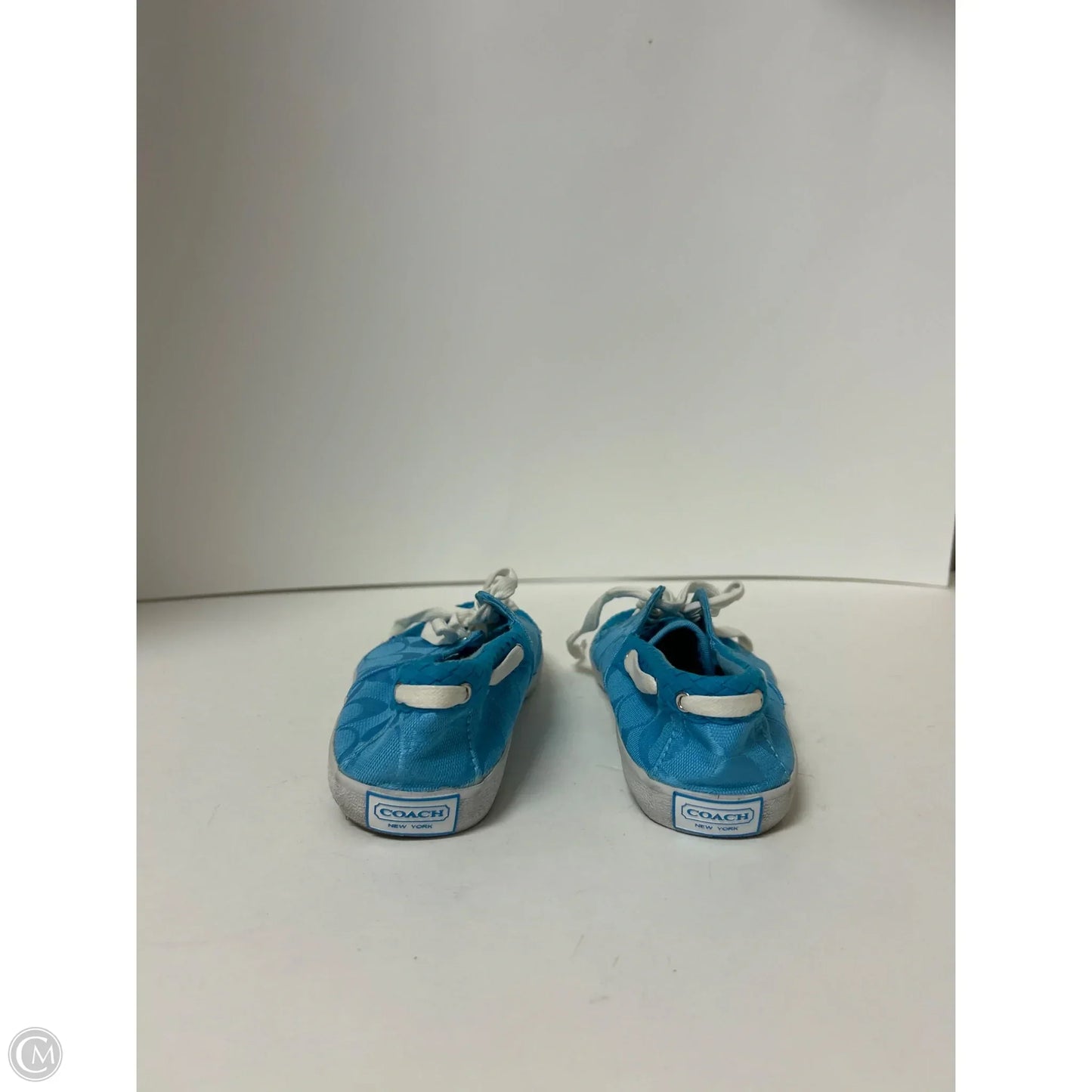 Shoes Designer By Coach In Blue, Size: 7