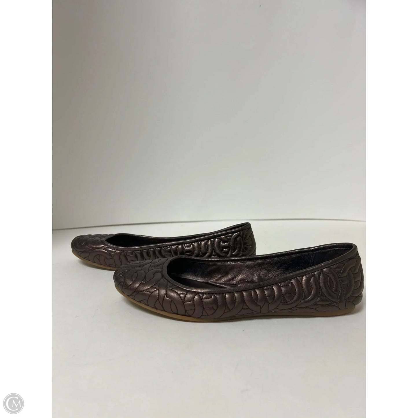 Shoes Designer By Coach In Bronze, Size: 7