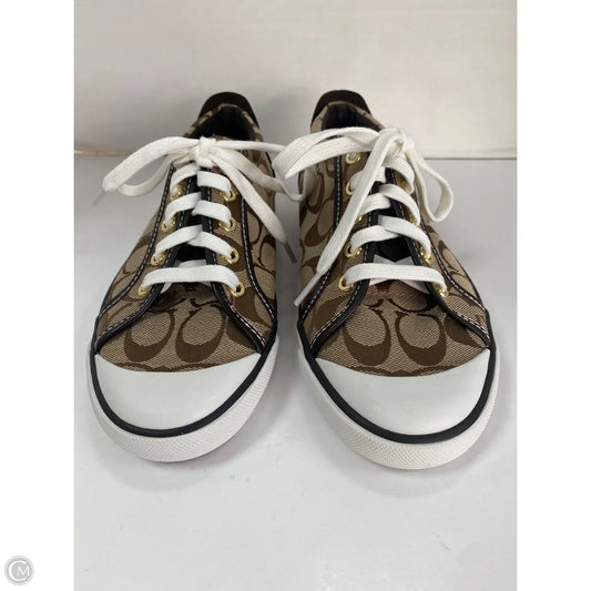 Shoes Designer By Coach In Brown, Size: 9