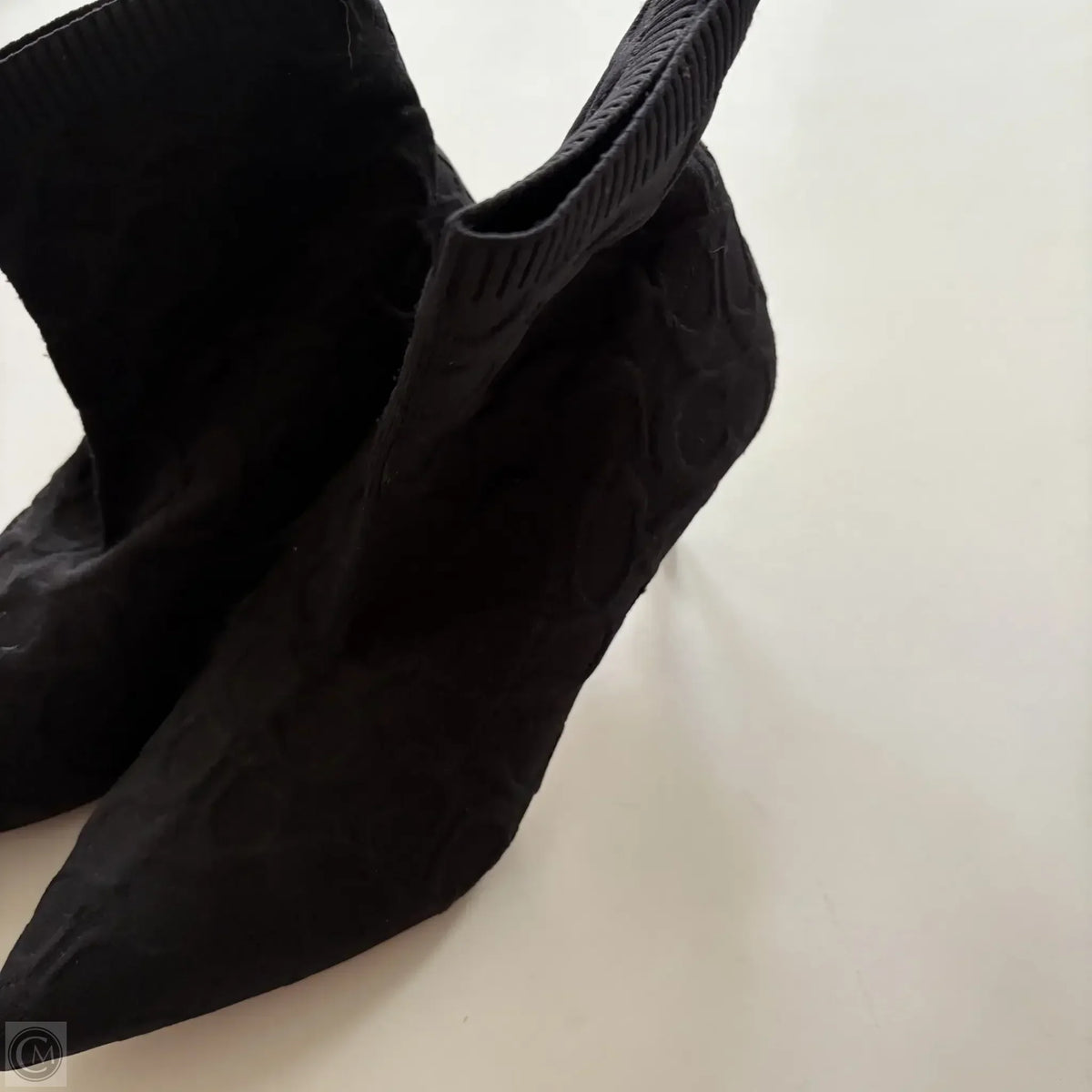 Boots Designer By Coach In Black, Size: 8.5