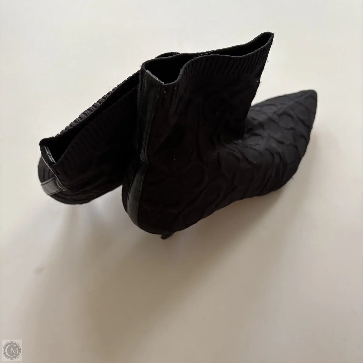 Boots Designer By Coach In Black, Size: 8.5