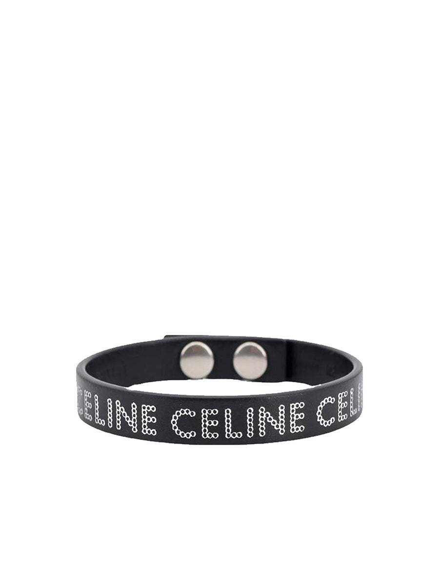 Leather Logo Bracelet