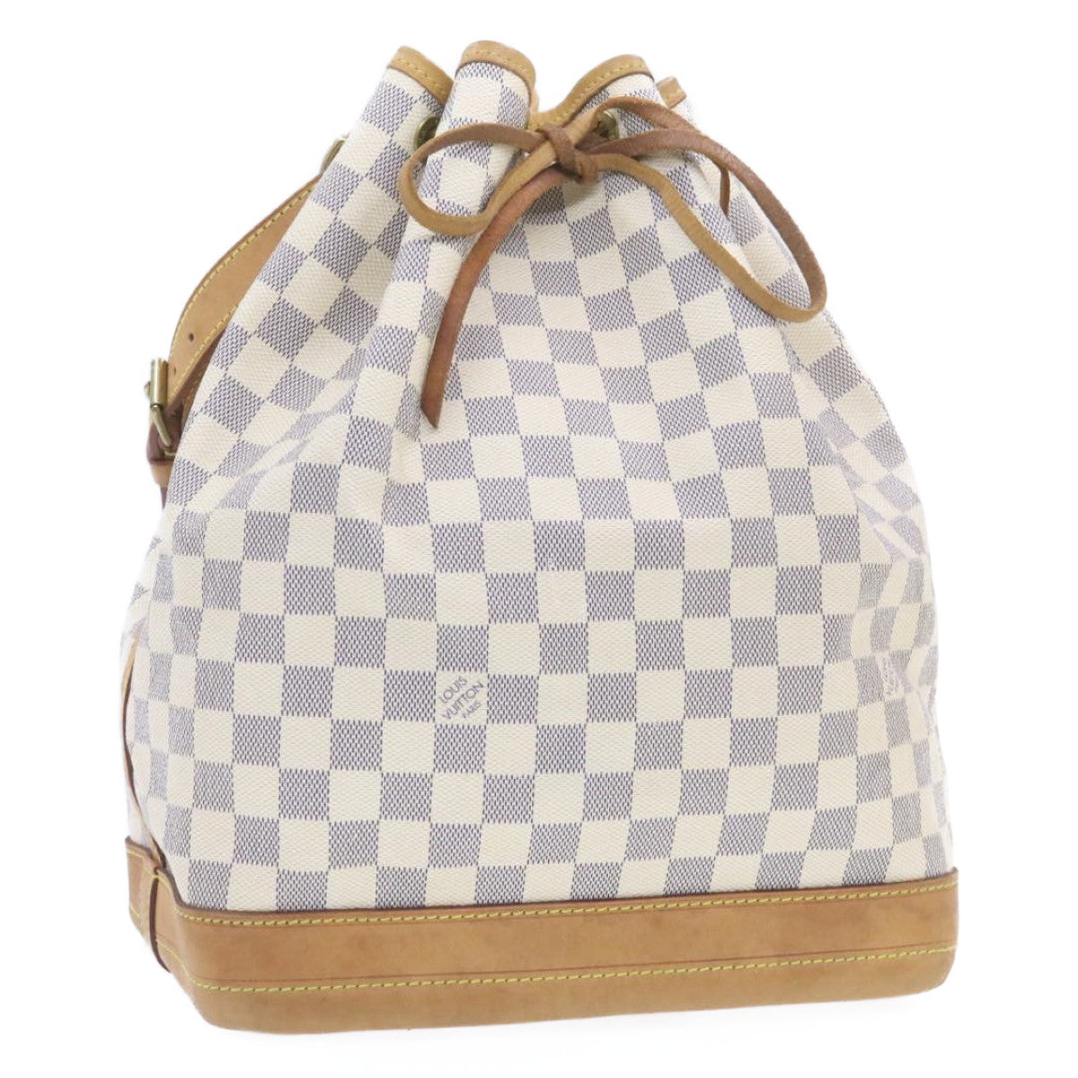 LOUIS VUITTON Damier Azur Noe Shoulder Bag N42222 LV Auth 19982