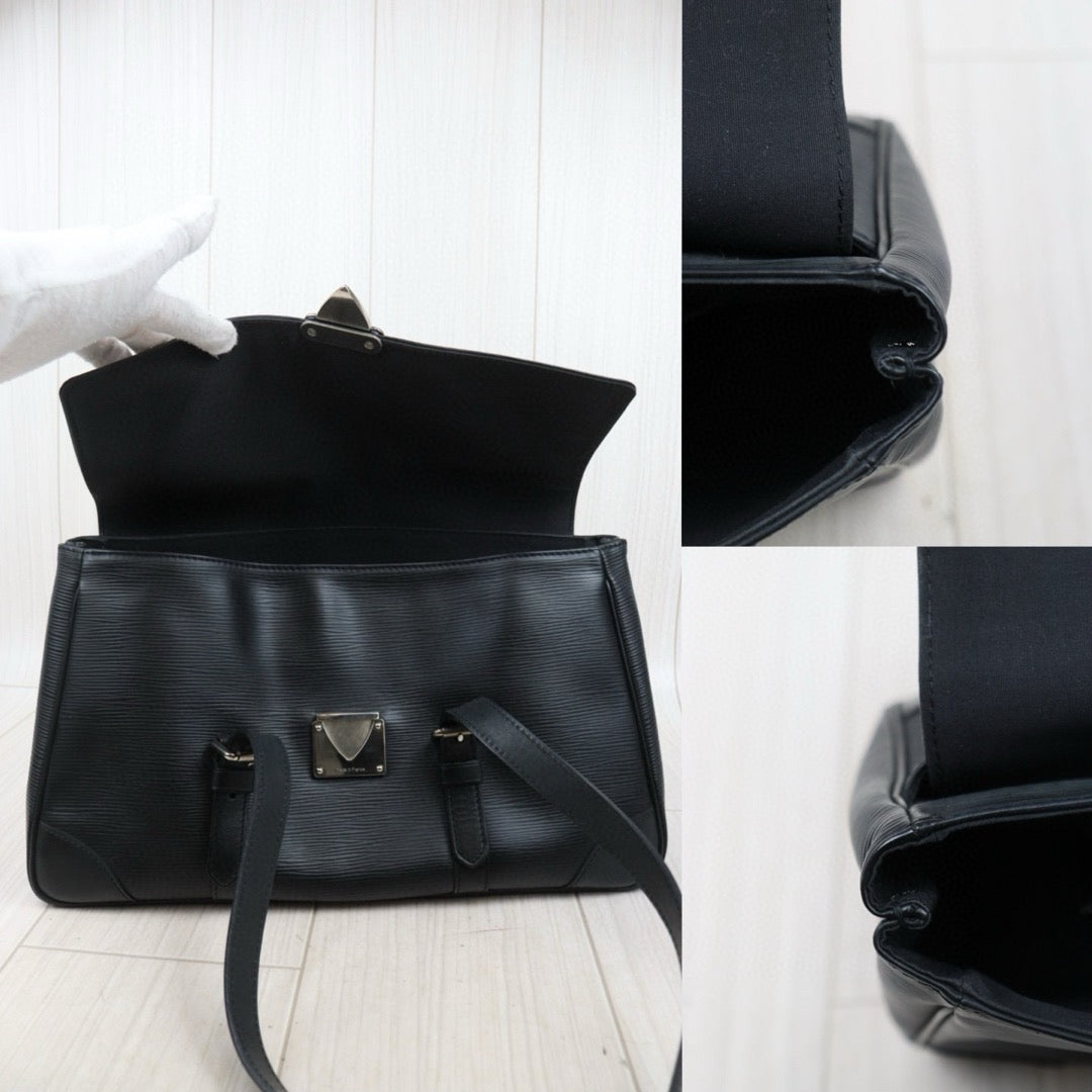 Good ( Rank AB)｜ LV Epi Leather Noir Segur MM  Tote Bag Black｜25031813