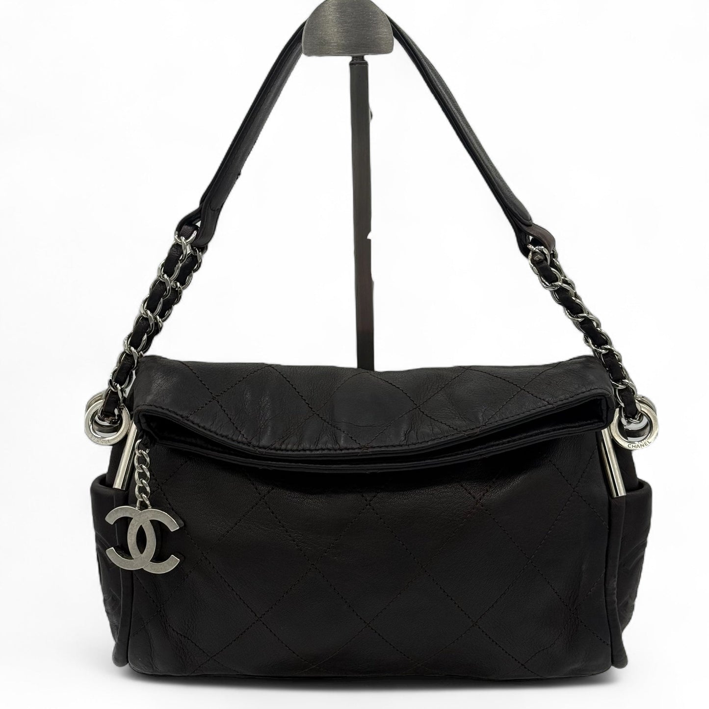 Chanel - Sac à main en cuir marron