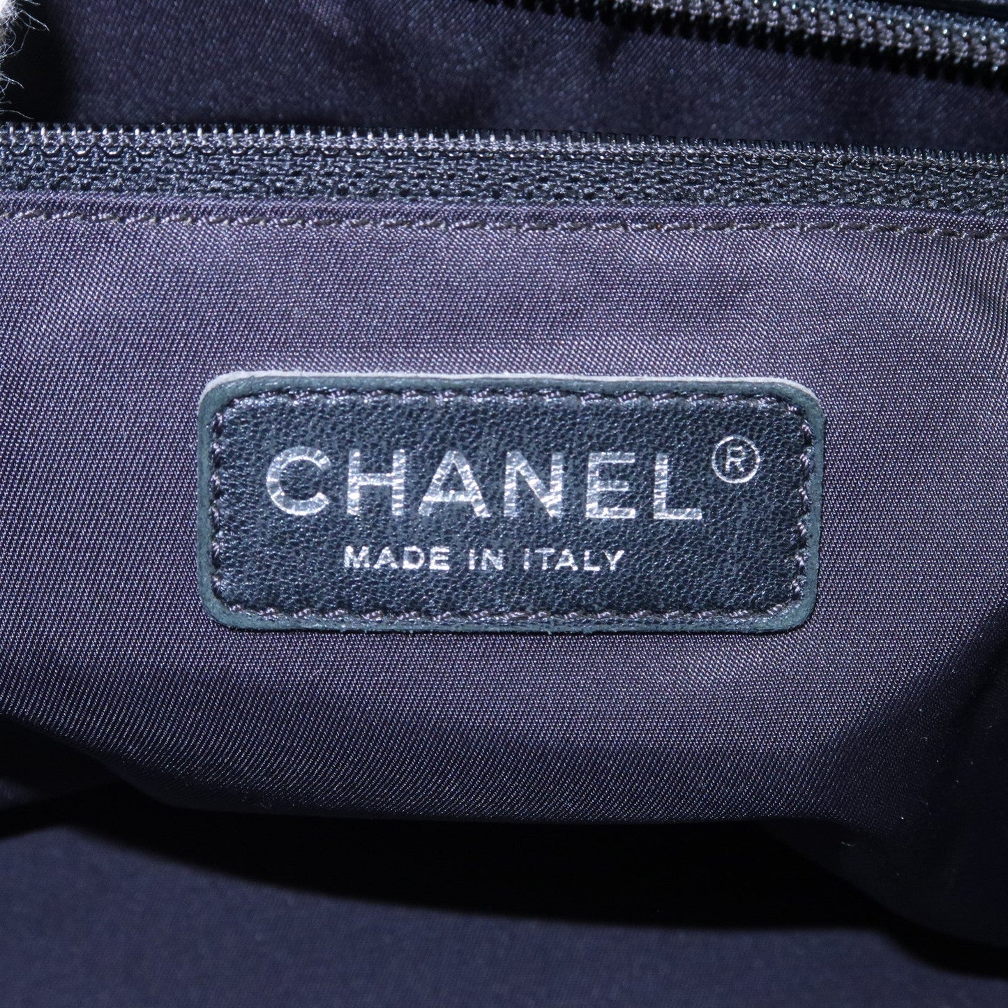 Chanel Paris Biarritz MM Coated Canvas Leather Tote Bag A
