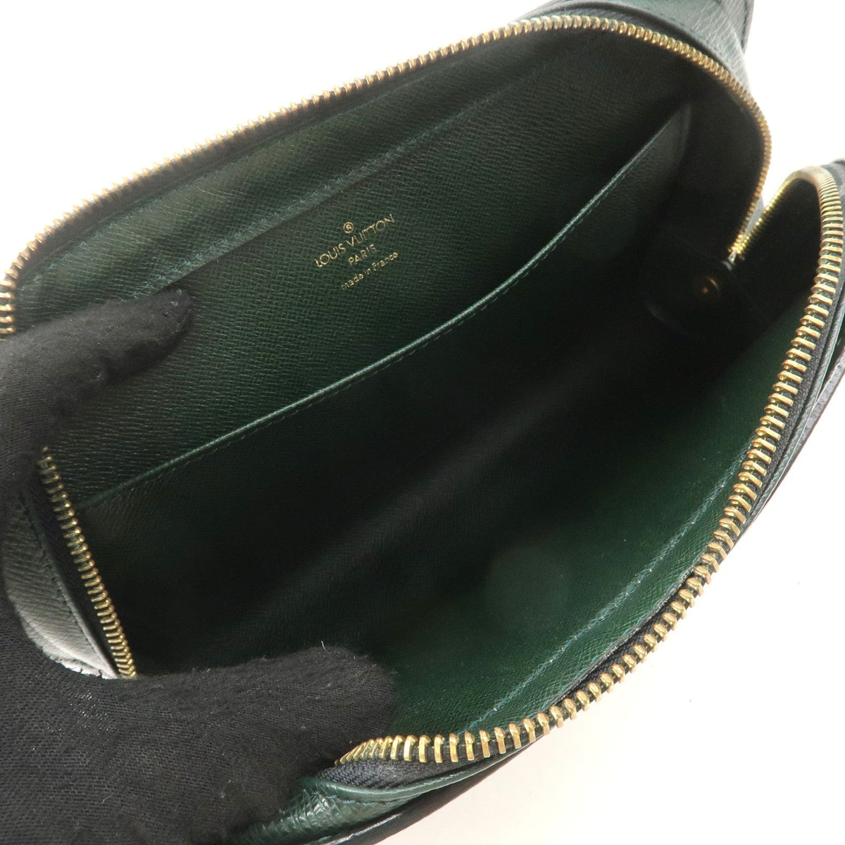 Louis Vuitton Set of 2 Taiga Baikal Clutch Bag Pouch Epicea M30184