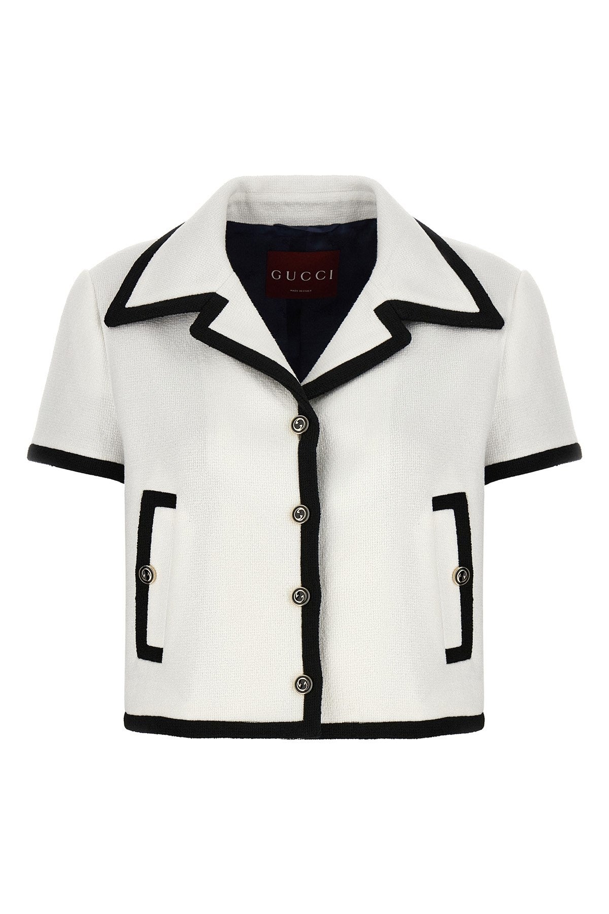 Gucci Women Tweed Crop Jacket