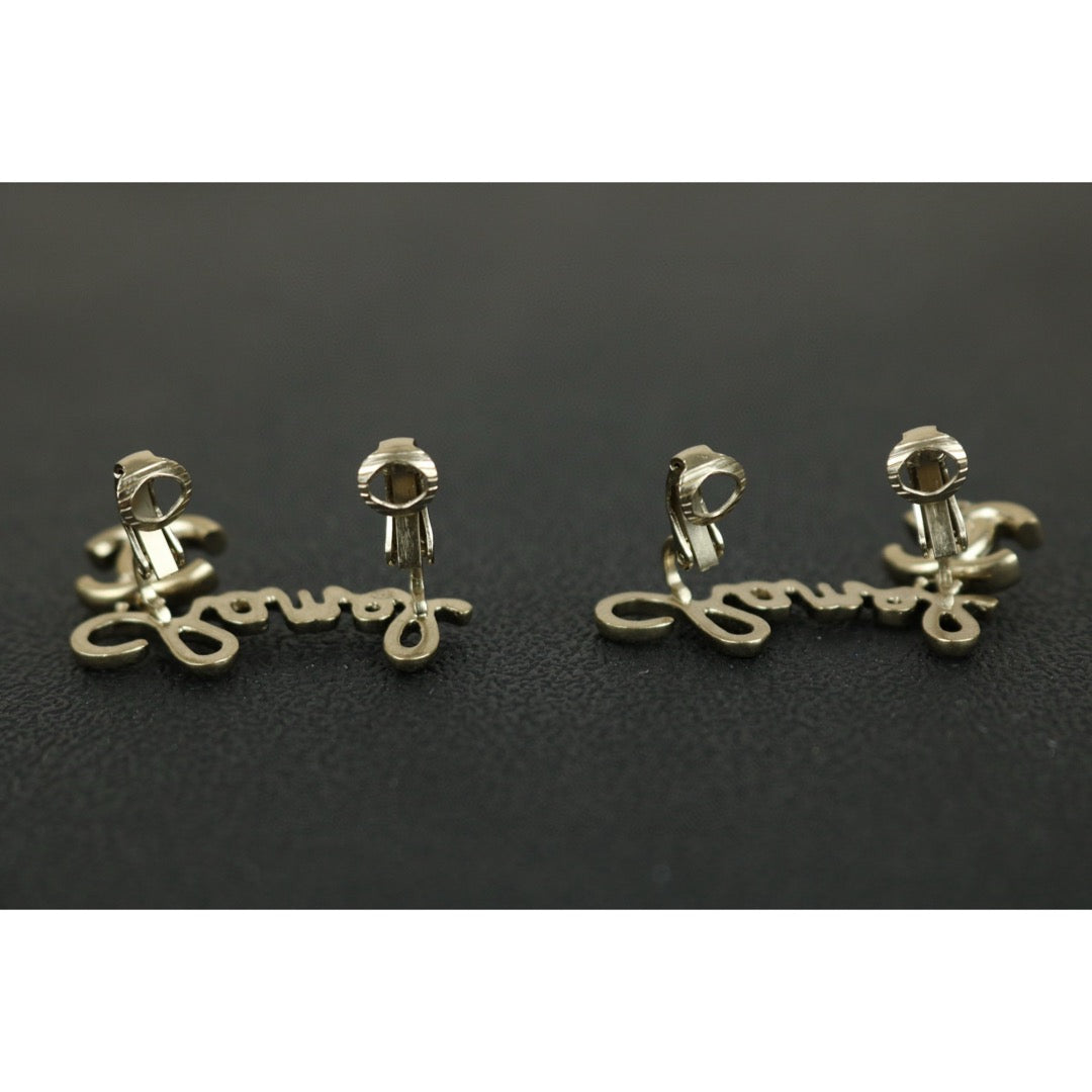 Excellent（Rank SA）｜CHANEL COCO Mark Letter Earrings｜X25020917