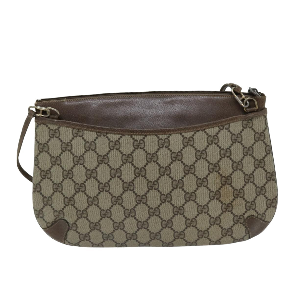 Gucci Ophidia Beige Canvas Shoulder Bag