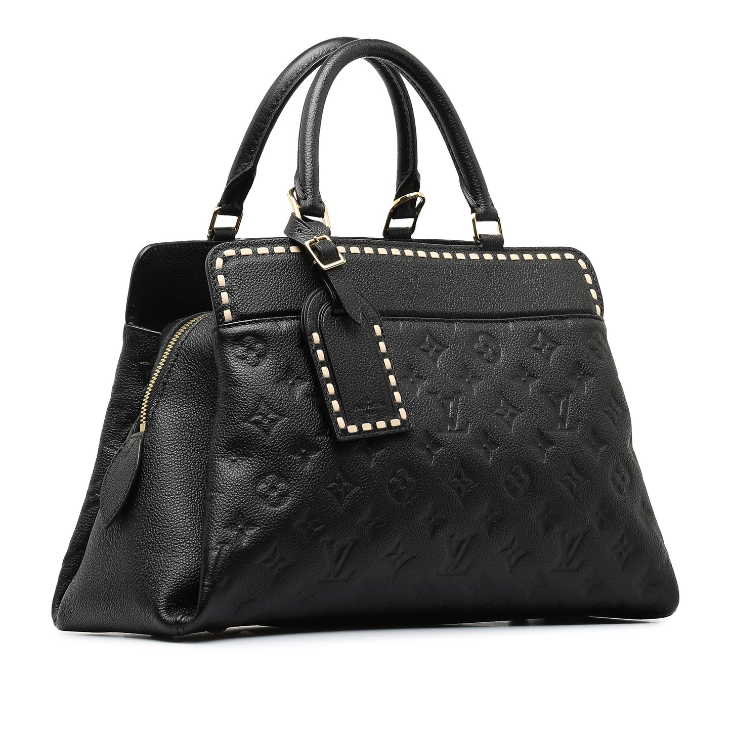 Black Louis Vuitton Monogram Empreinte Vosges MM Satchel