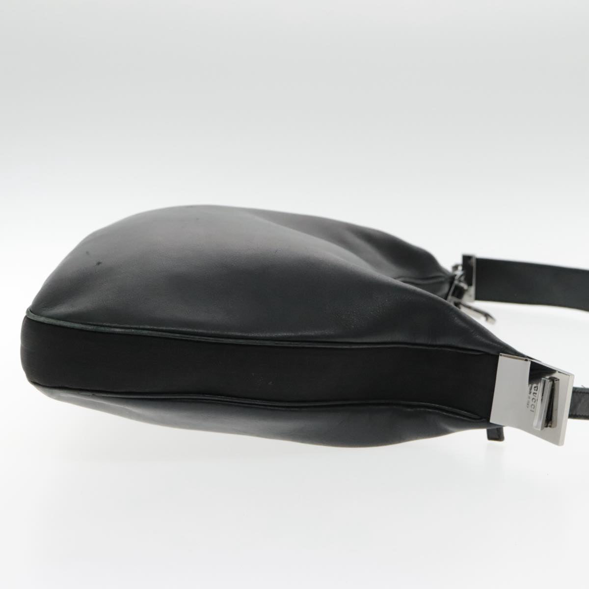 Gucci Hobo Black Leather Shoulder Bag