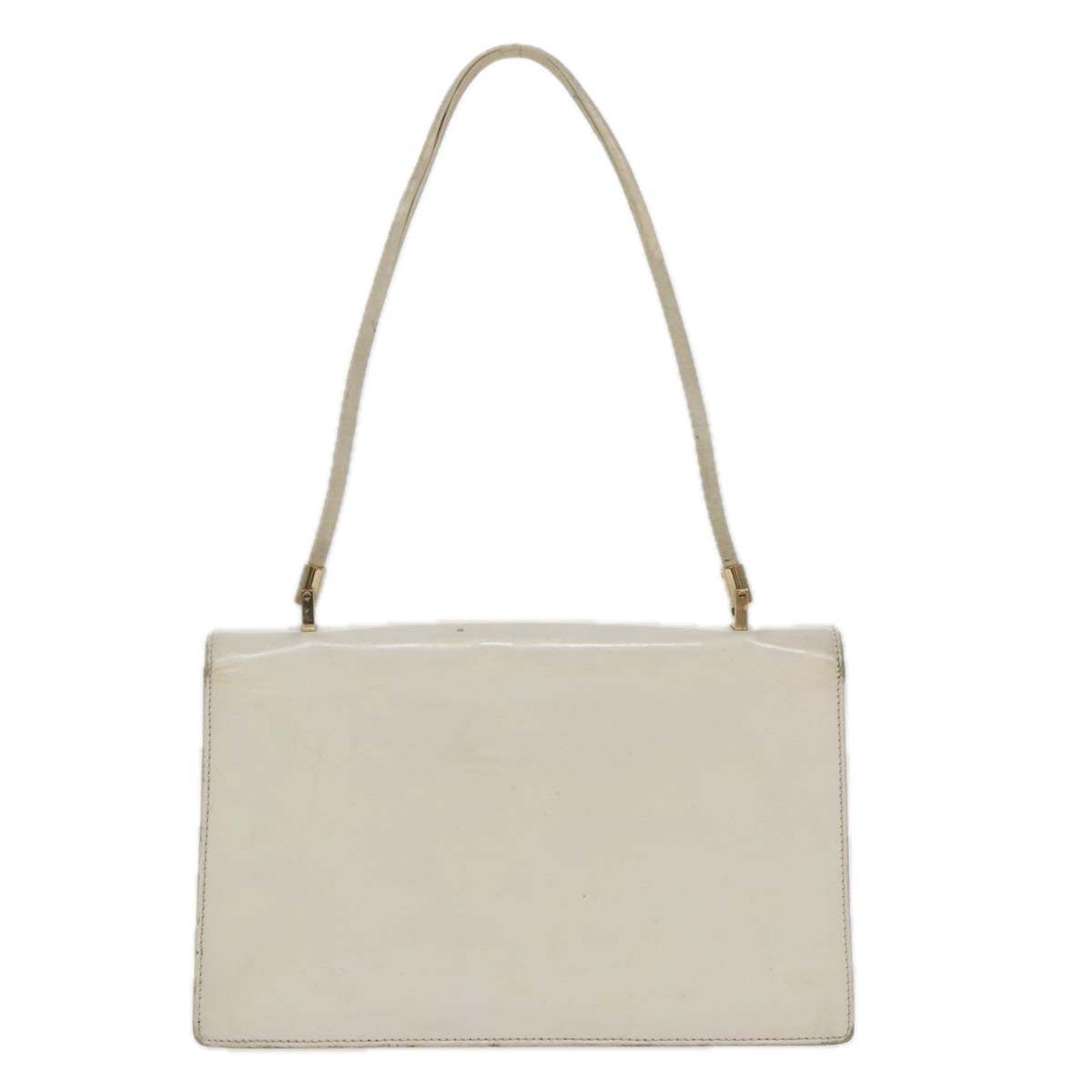 Gucci White Leather Shoulder Bag