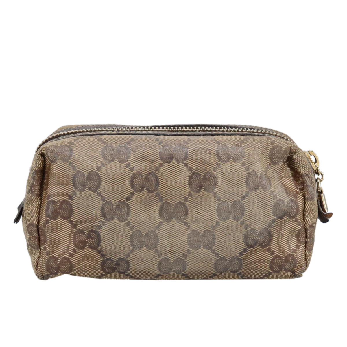 Gucci Gg Crystal Beige Canvas Clutch Bag
