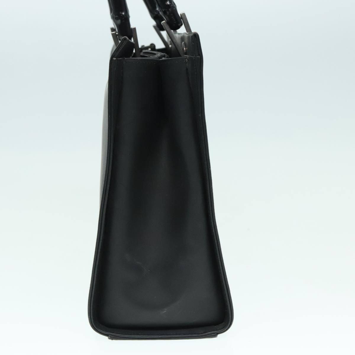 Gucci Bamboo Black Leather Handbag