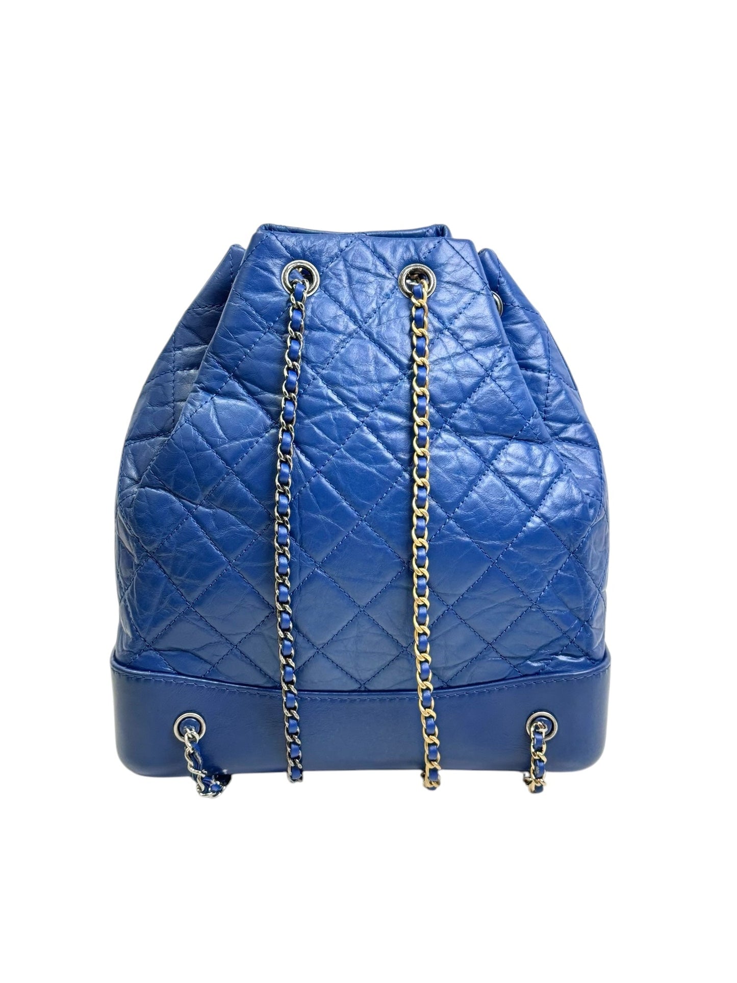 Chanel Gabrielle Backpack In Blue