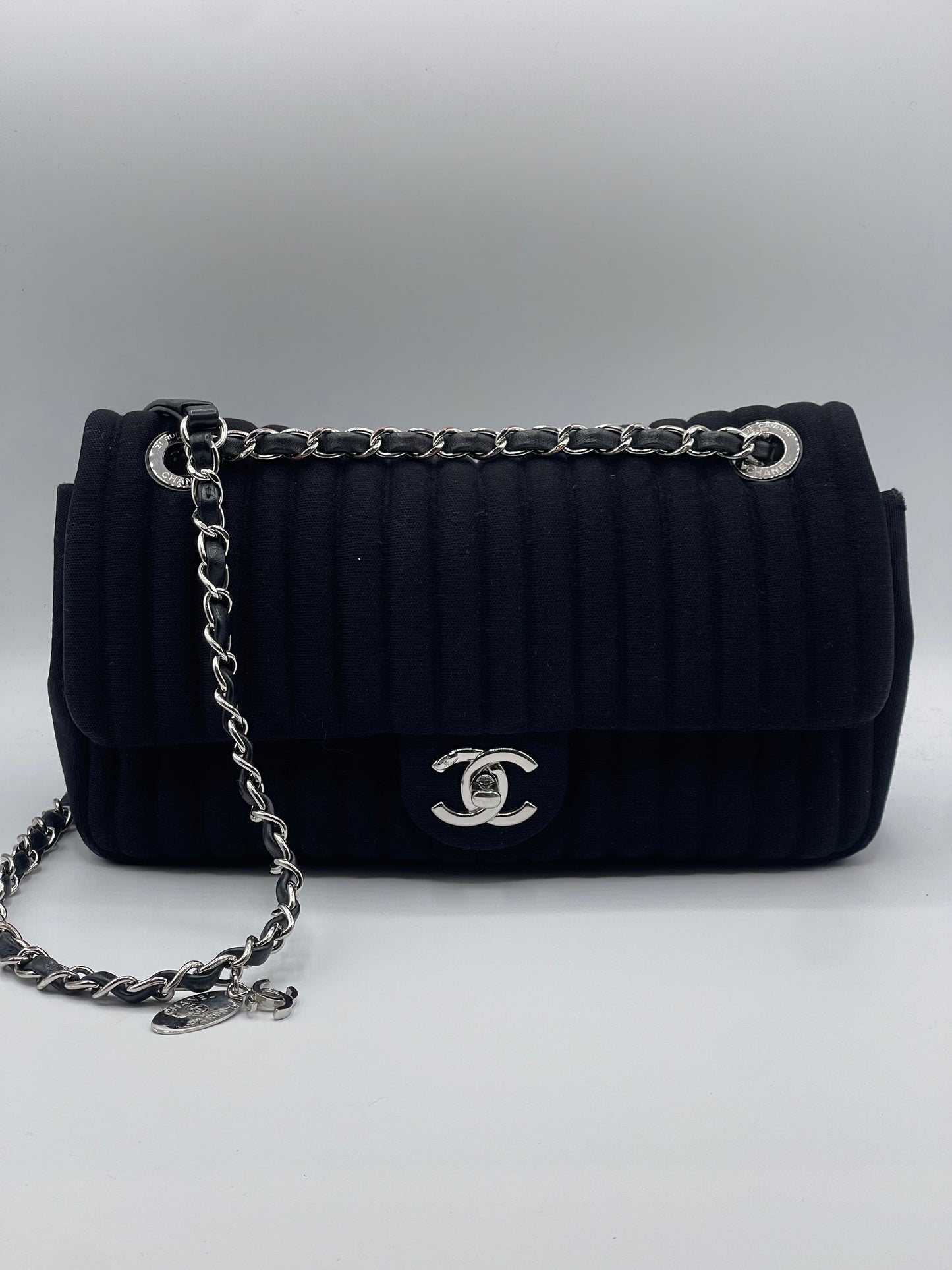 Chanel - Timeless en jersey noir