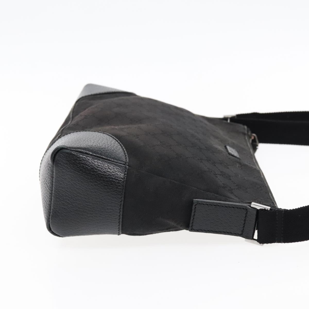 Gucci Black Canvas Shoulder Bag