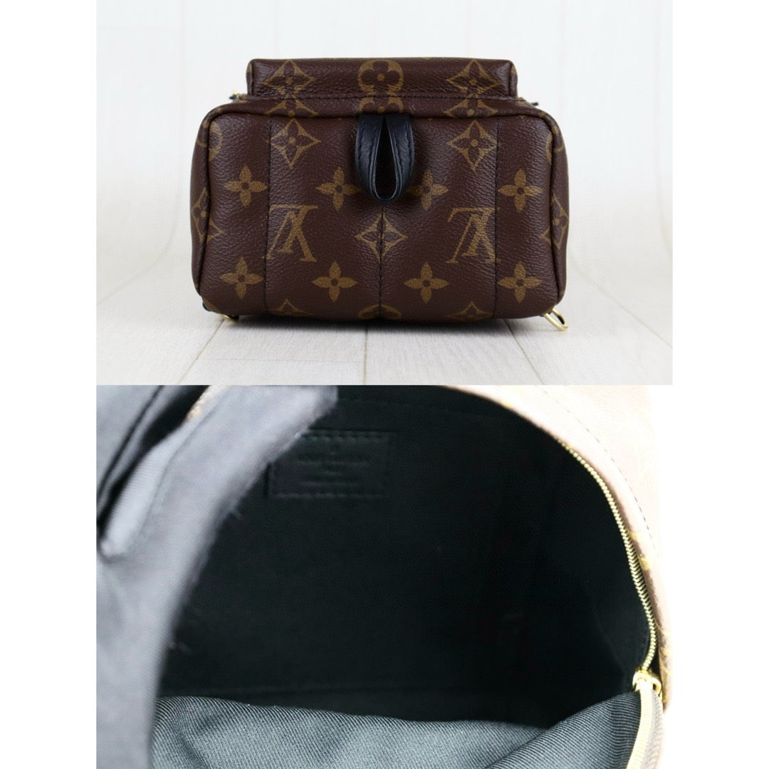 Very Good ( Rank A) ｜  LV Monogram Coated Canvas Mini Palm Springs Backpack｜S24111219
