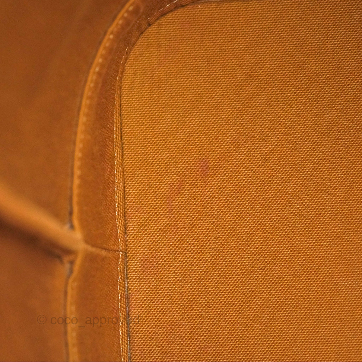 Celine Medium Bucket Bag Triomphe Canvas Tan Calfskin