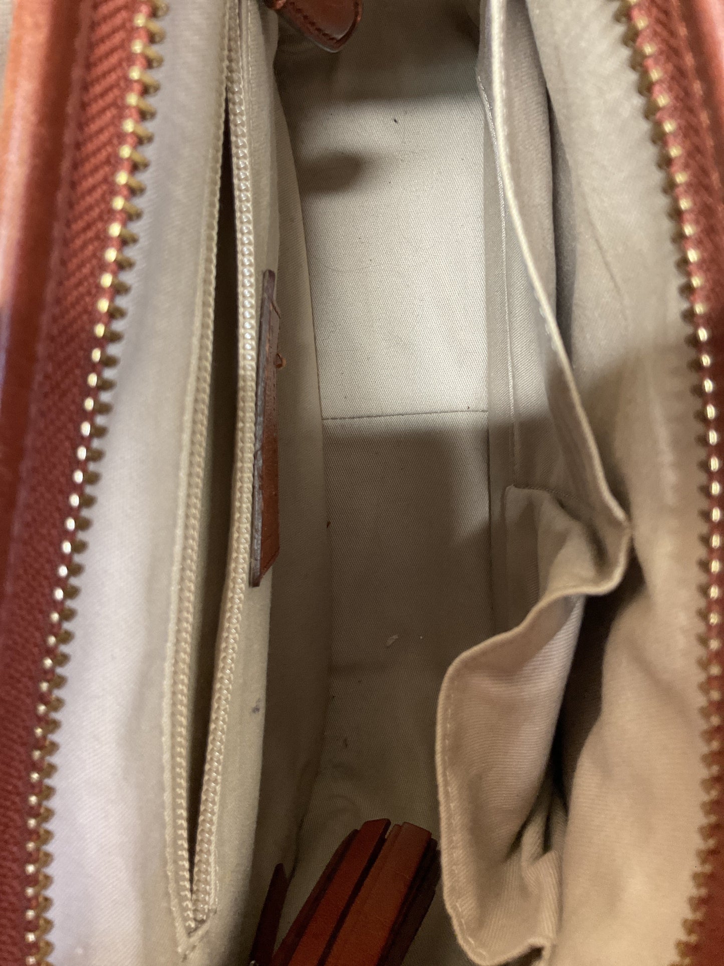 Crossbody Designer By Coach In Brown, Size:Medium
