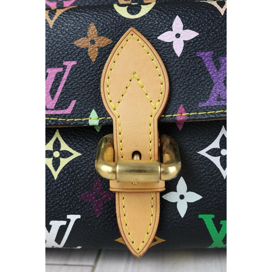 Good ( Rank AB) ｜  LV Takashi Murakam Multi Monogram Bowling Bag Hand Bag Black｜S25051902