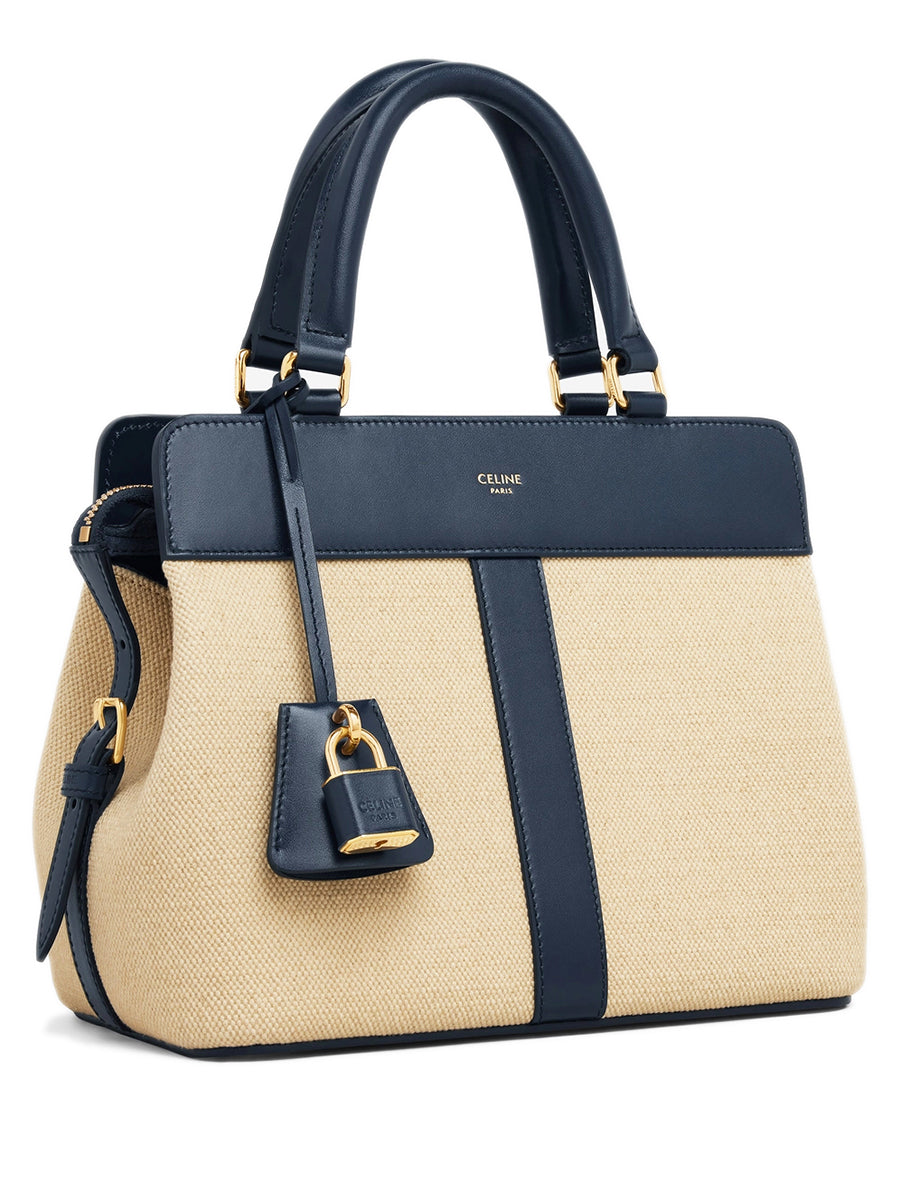 Small Cabas de France in Textile and Calfskin