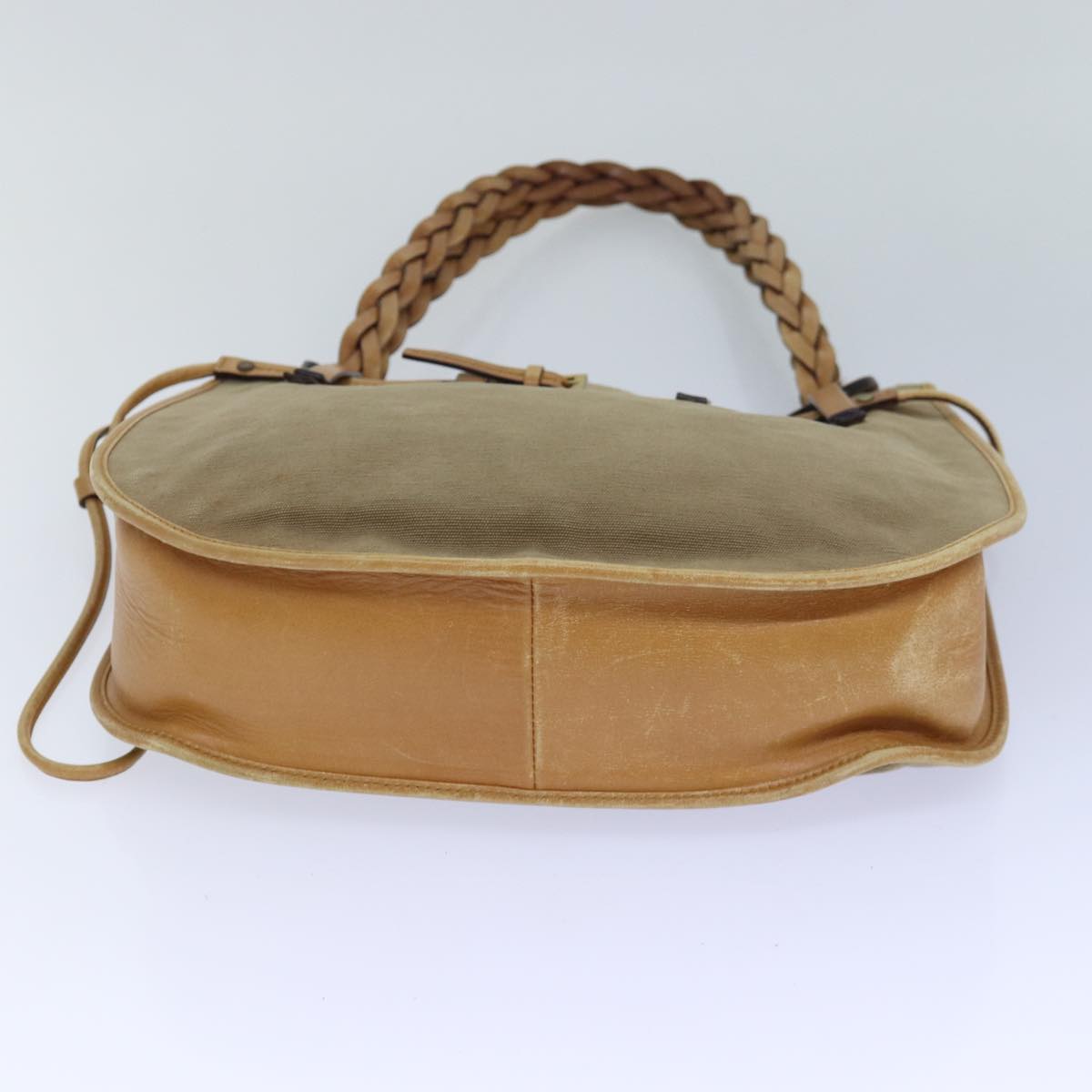 Gucci Beige Canvas Handbag