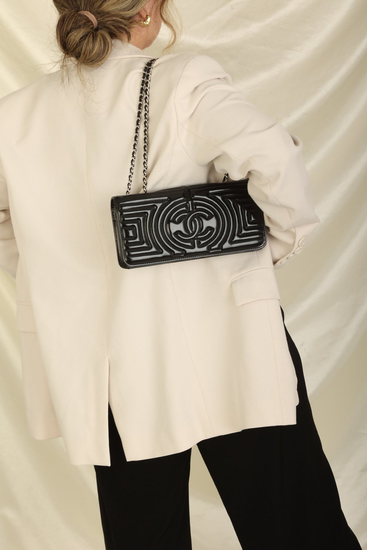 Chanel Patent Timeless Geometric Flap