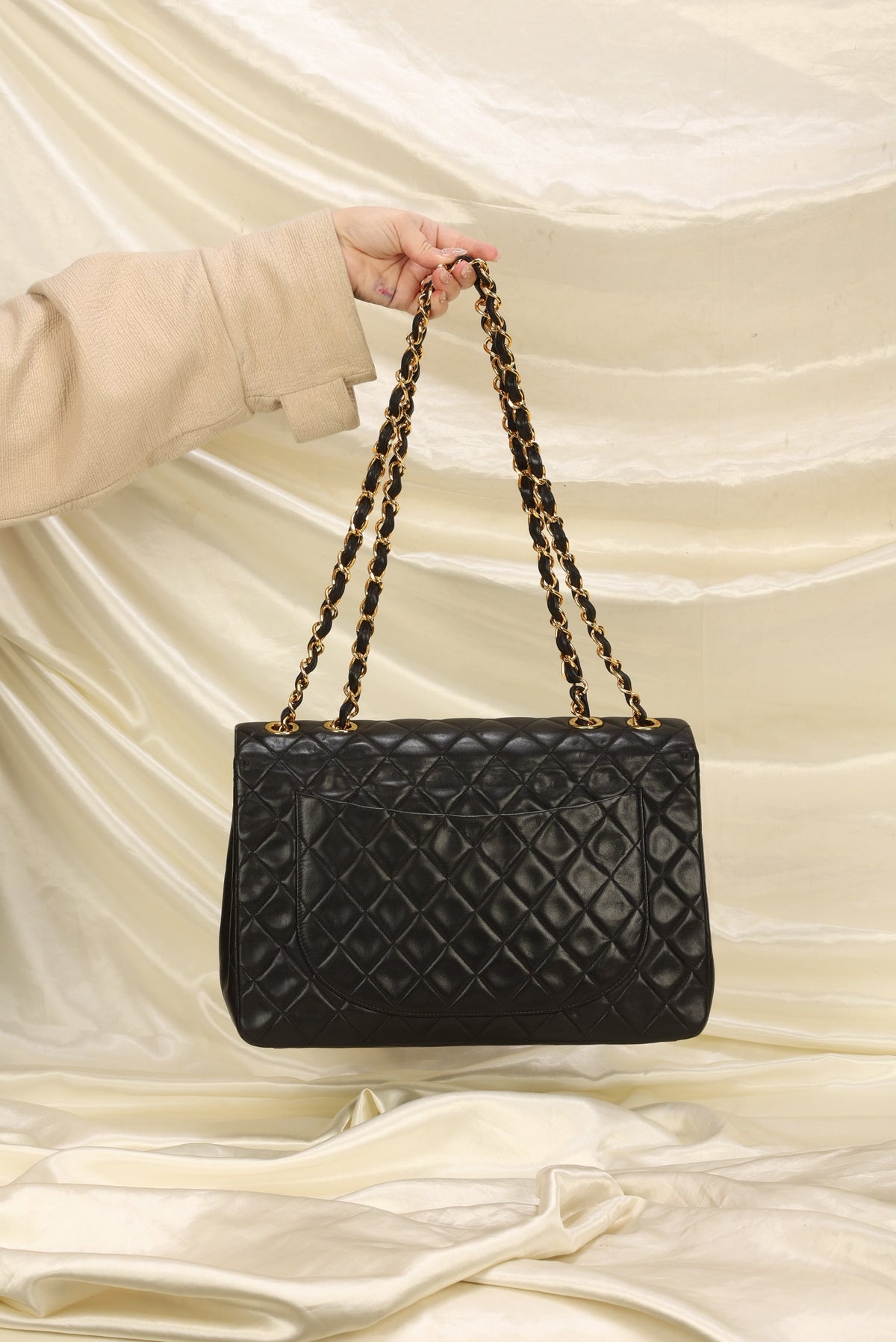 Chanel Maxi XL Logo Flap Bag