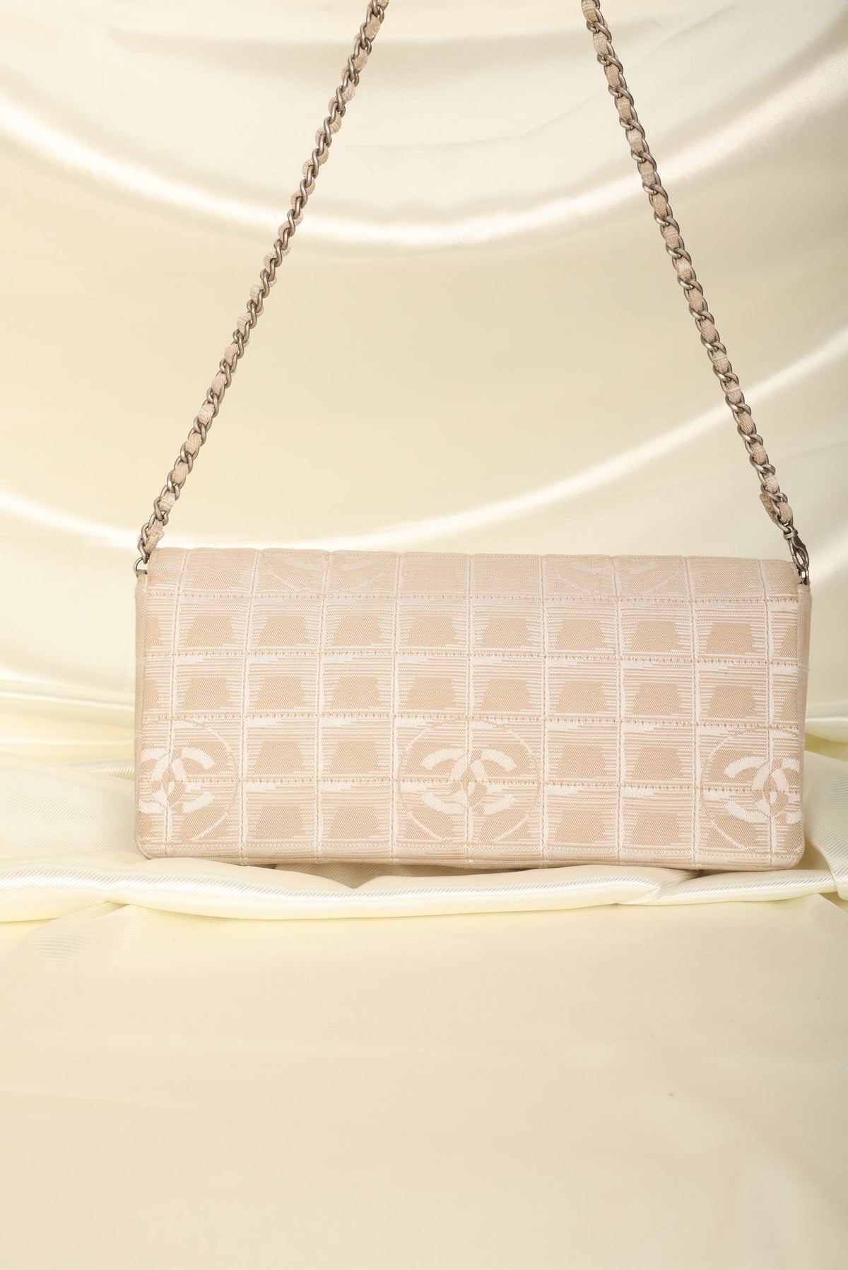 Chanel Nylon Ligne Chocolate Bar Pochette