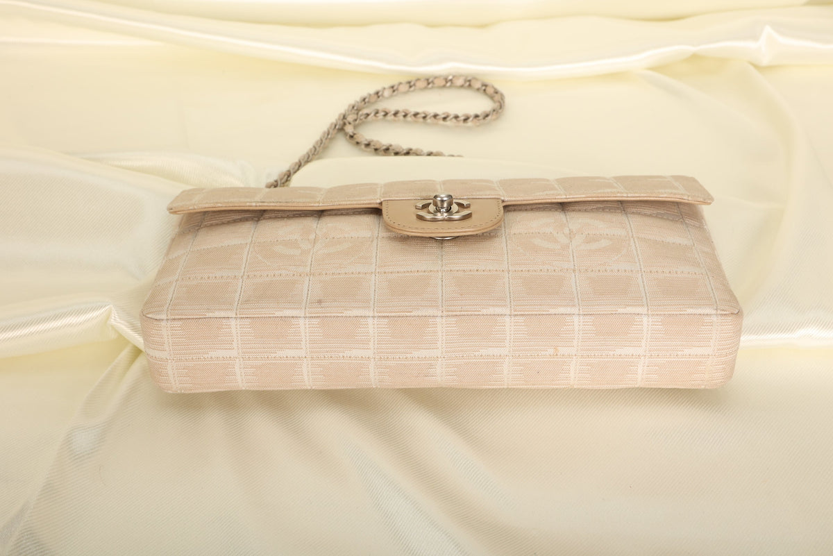 Chanel Nylon Ligne Chocolate Bar Pochette