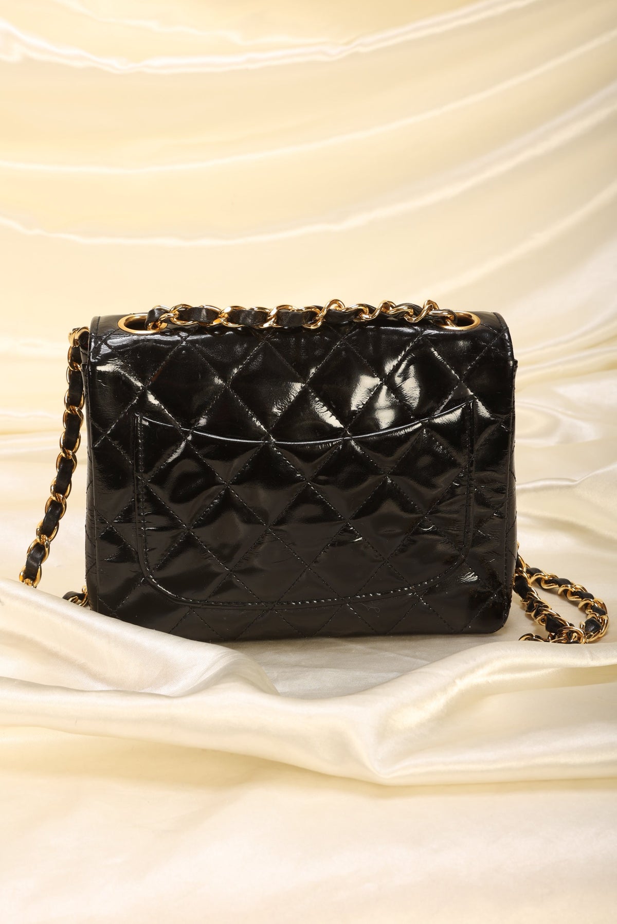 Chanel Patent Mini Square Flap