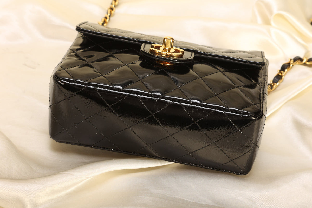 Chanel Patent Mini Square Flap