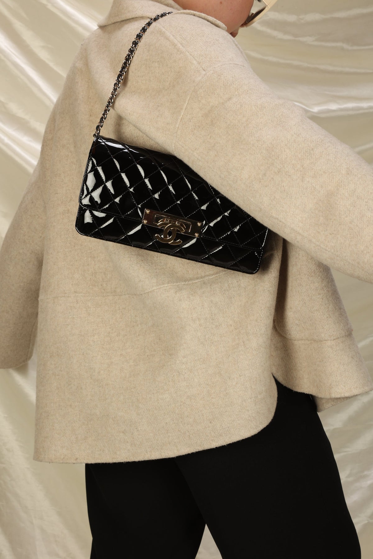 Chanel Patent CC Chain Bag